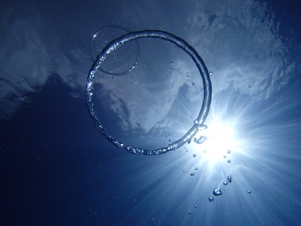 穏やかな水面