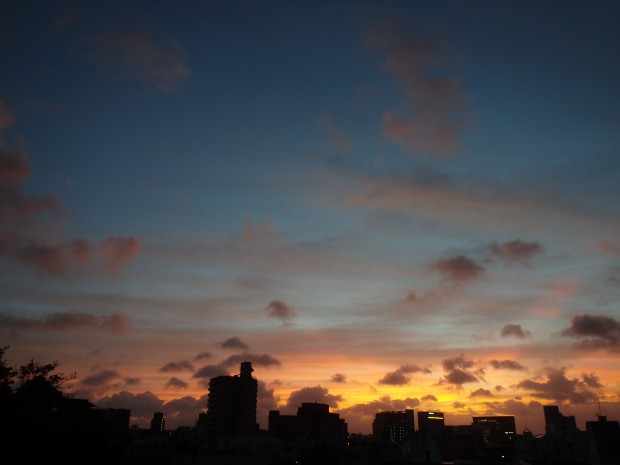 那覇の夕焼け