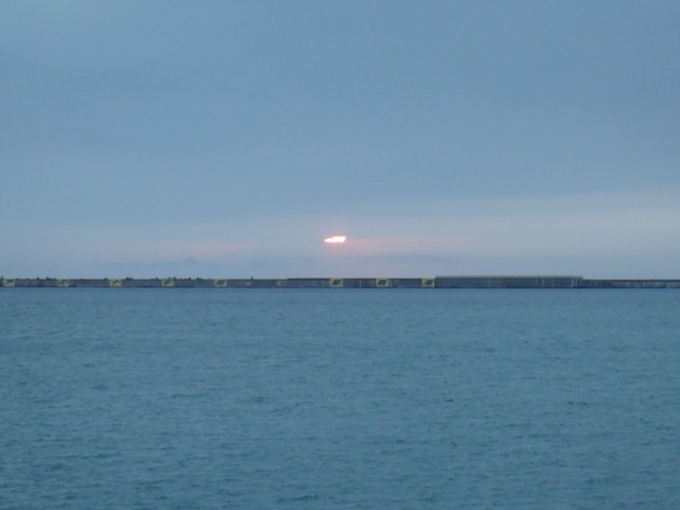 海に沈む夕日